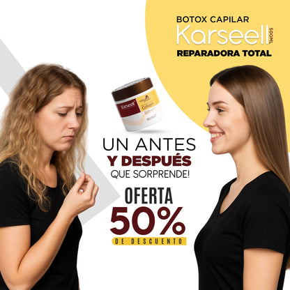 Botox Capilar Karseell 500 ML Reparación Total