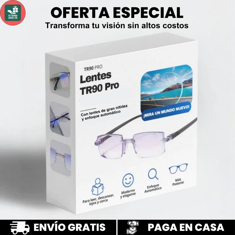 LENTES INTELIGENTES TR90 TITANIUM PRO 2X1 MULTIFOCALES-FOTOCROMÁTICOS – PAGUE 1 Y LLEVE 2 !