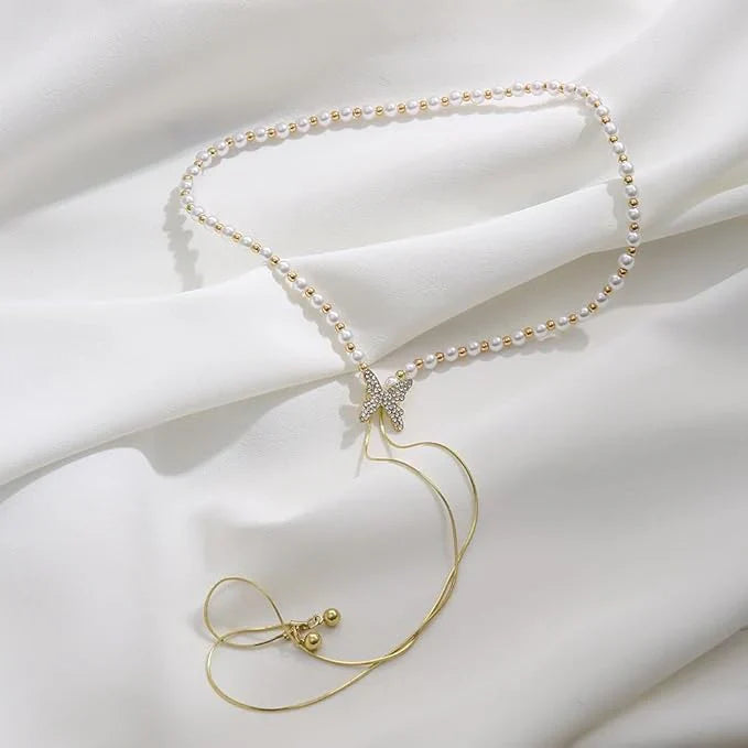 COLLAR PERLA MARIPOSA