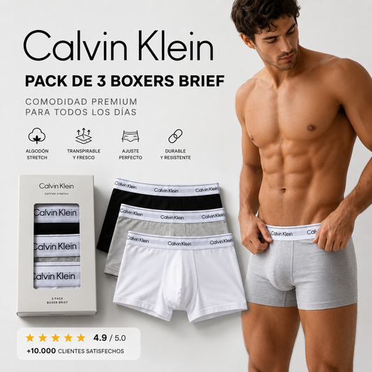 NUEVO PACK DE 3 BOXER PREMIUM CK