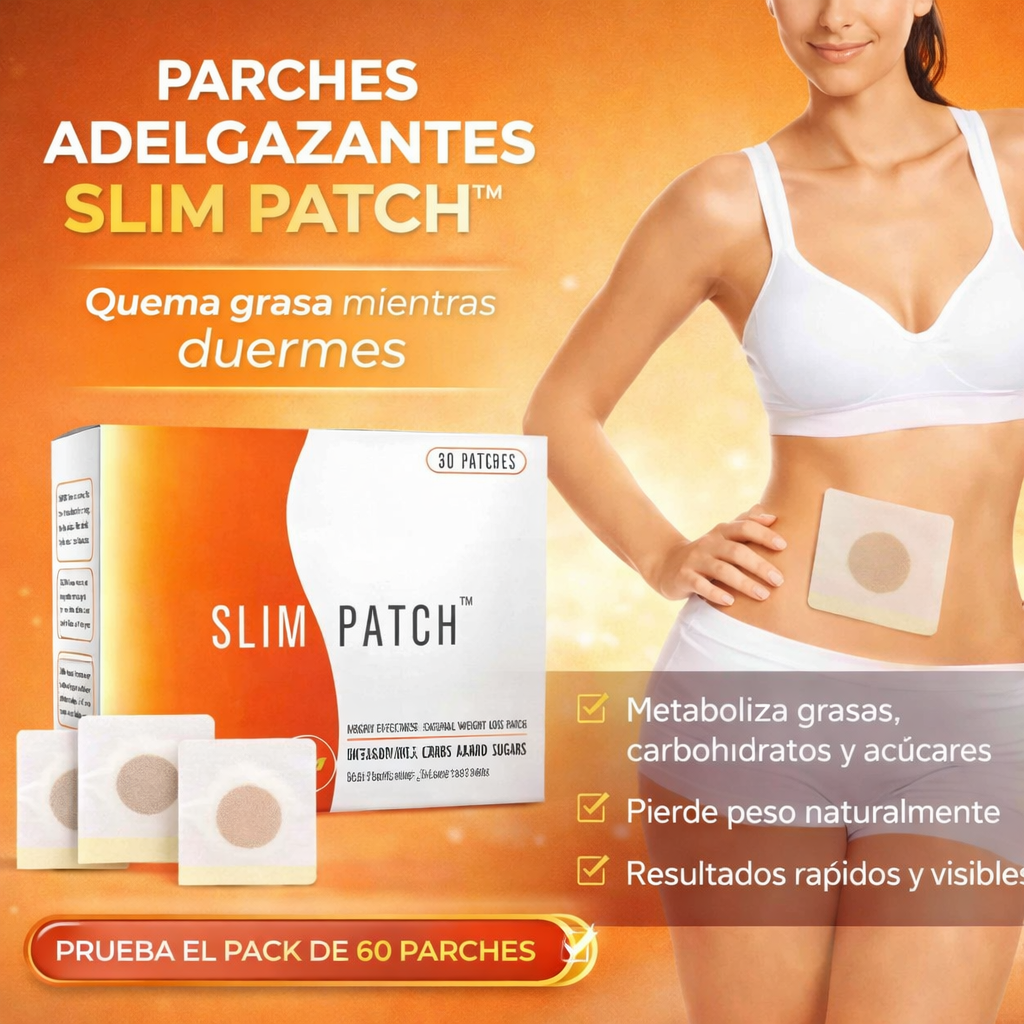 Parches Slim Patch™ adelgazantes  (Pack 2 Cajas De 60 Parches)