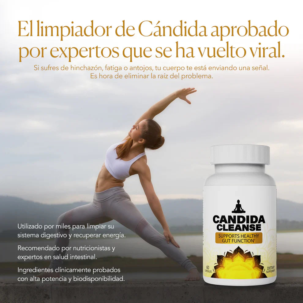 Candida Cleanse® – Controla Antojos, Desinflama Abdomen y Combate Cansancio