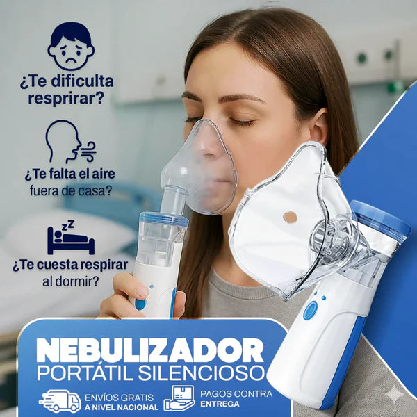 NEBULIZADOR INALAMBRICO MAX PRO PARA ADULTOS Y NIÑOS COMPRA 1 Y LLEVA 2