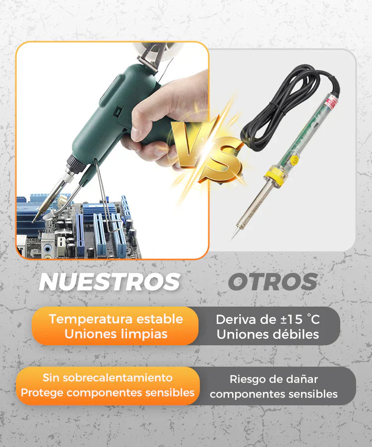 Soldador Eléctrico 80W de Alta Eficiencia + Kit De Reparación
