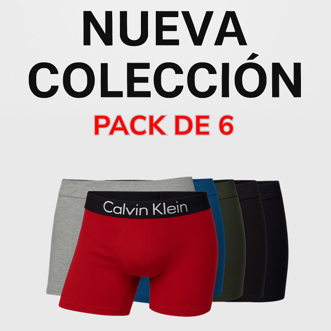 -NUEVO PACK DE 6 BOXER PREMIUM CK
