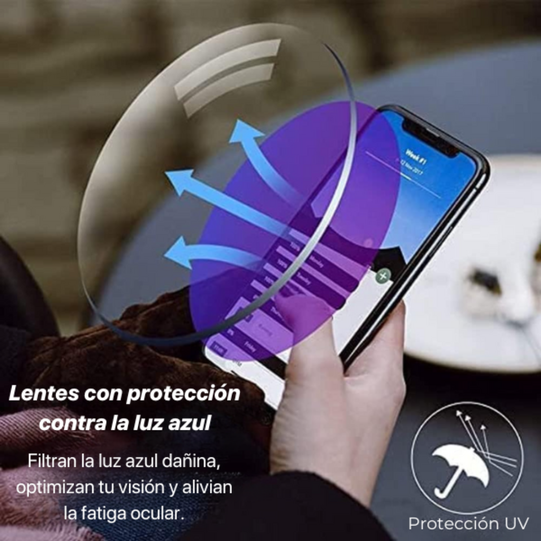 LENTES INTELIGENTES TR90 TITANIUM PRO 2X1 MULTIFOCALES-FOTOCROMÁTICOS – PAGUE 1 Y LLEVE 2 !