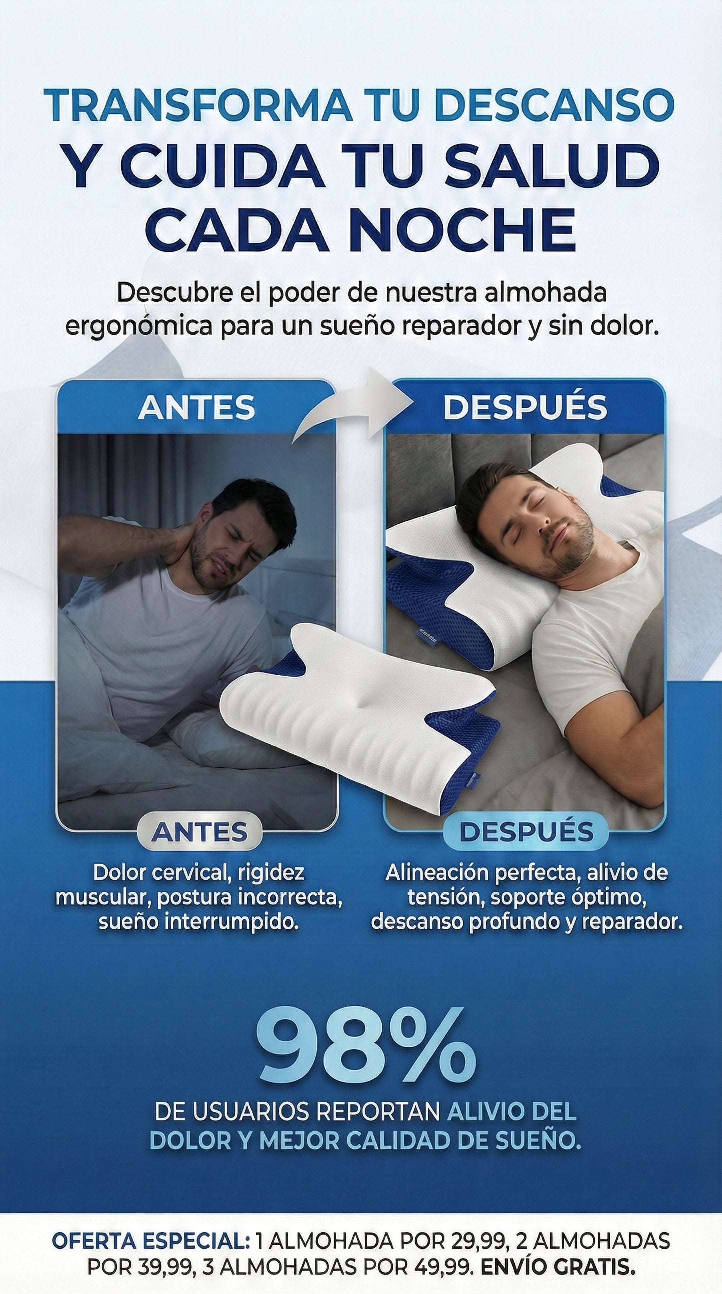 Almohada Ortopédica Pro