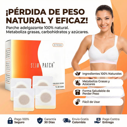 Parches Slim Patch™ adelgazantes  (Pack 2 Cajas De 60 Parches)